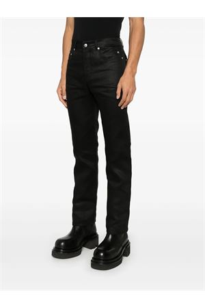 Pantaloni Headon Utility in lino nero RICK OWENS | RR01E5308TWL09